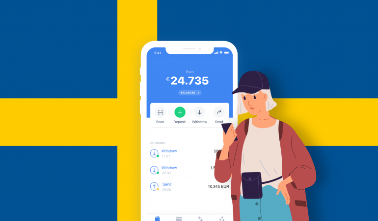 How to receive money from Sweden