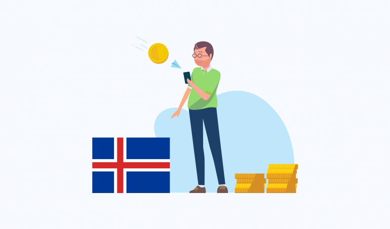 How to receive money in Iceland