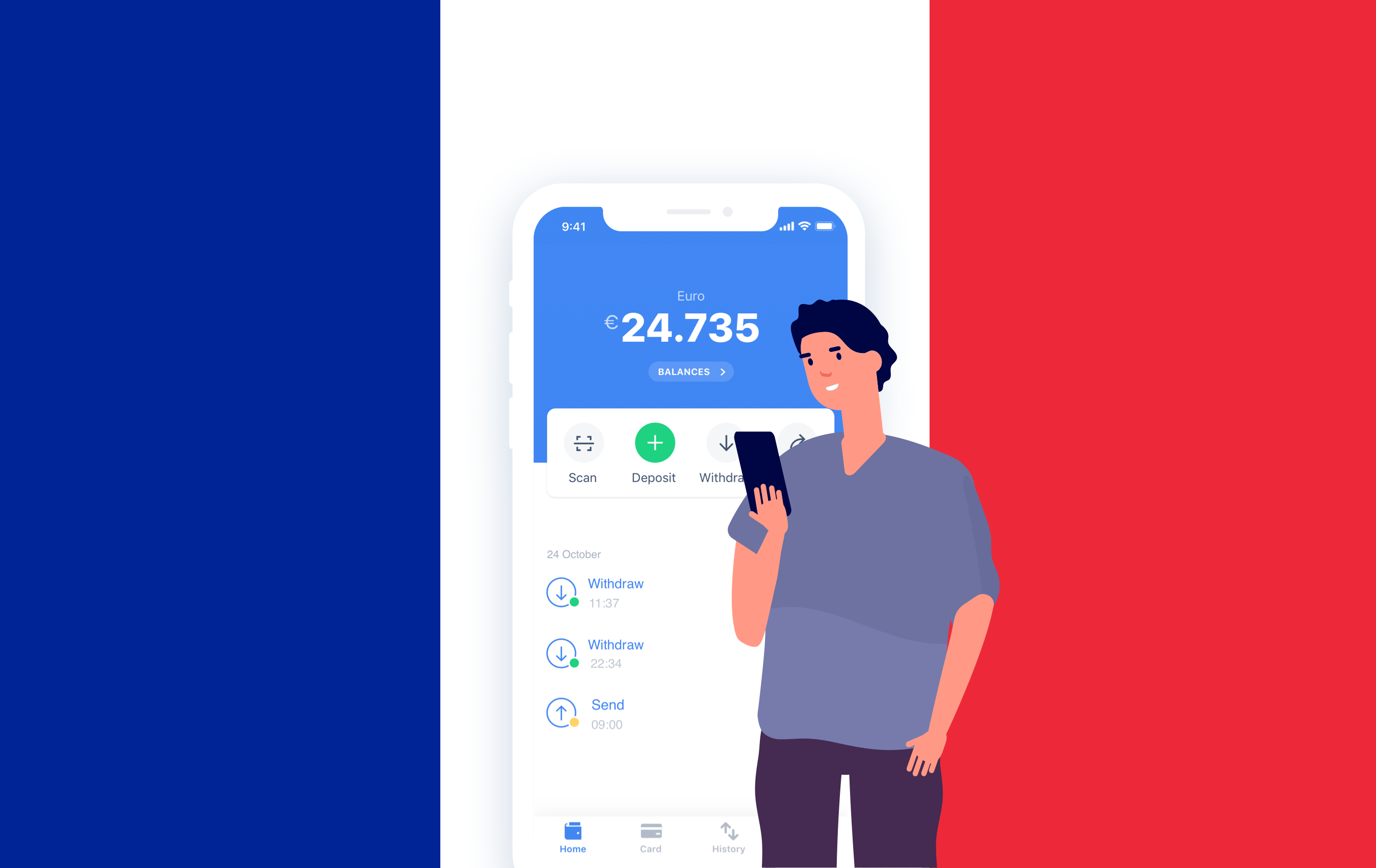 How to send money to France