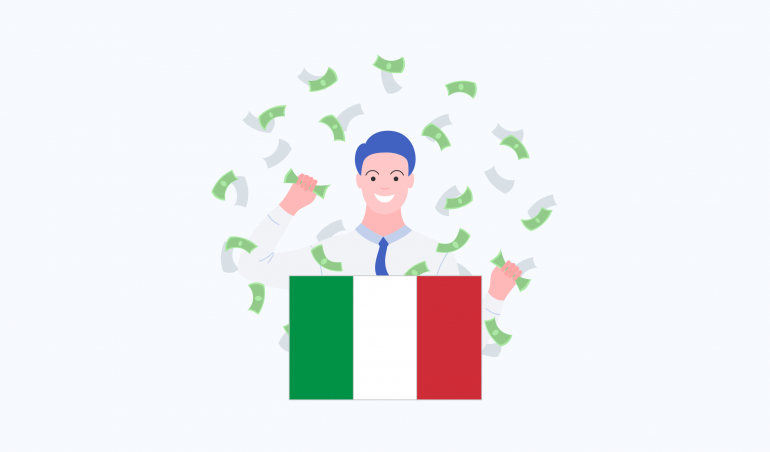 How to receive money in Italy
