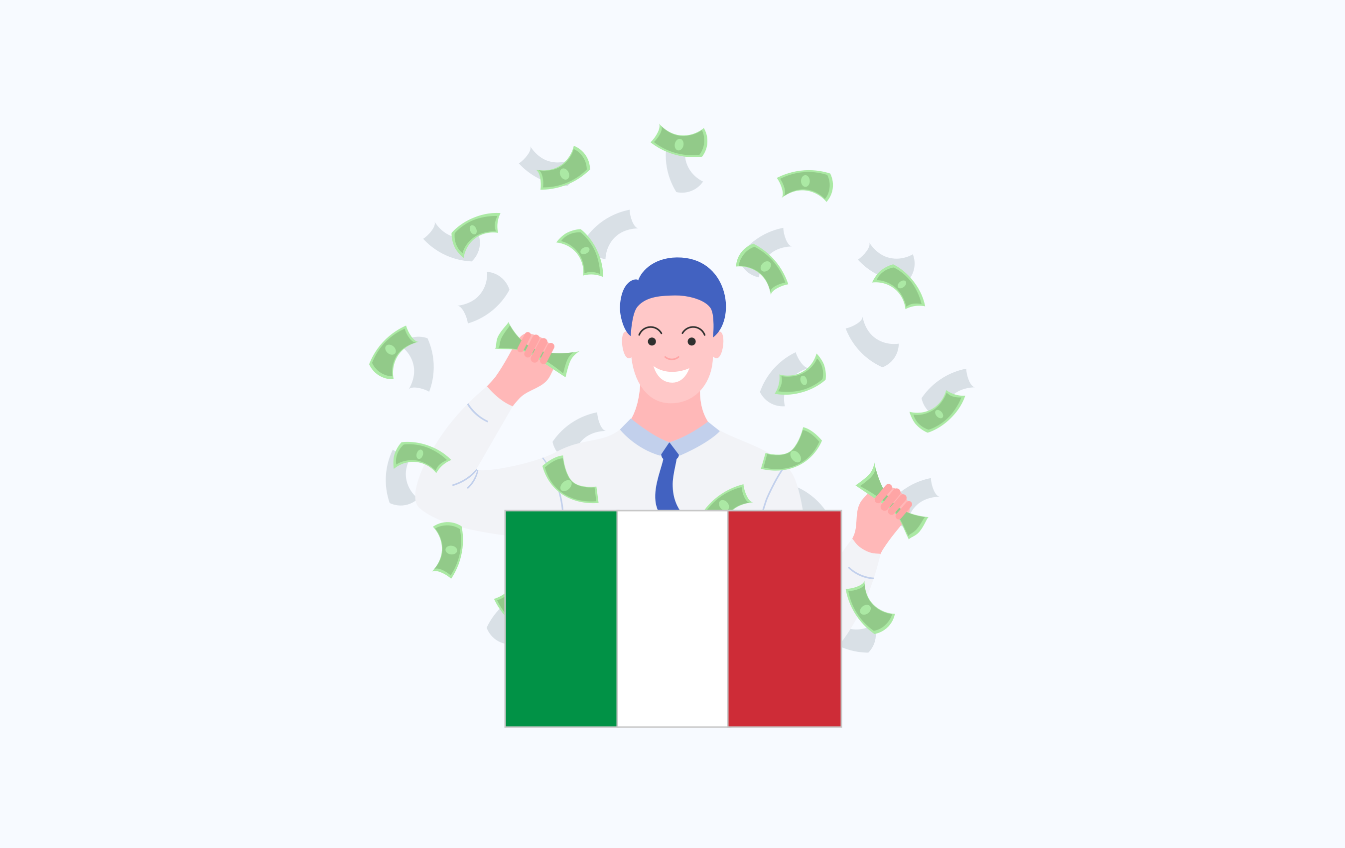 How to receive money in Italy