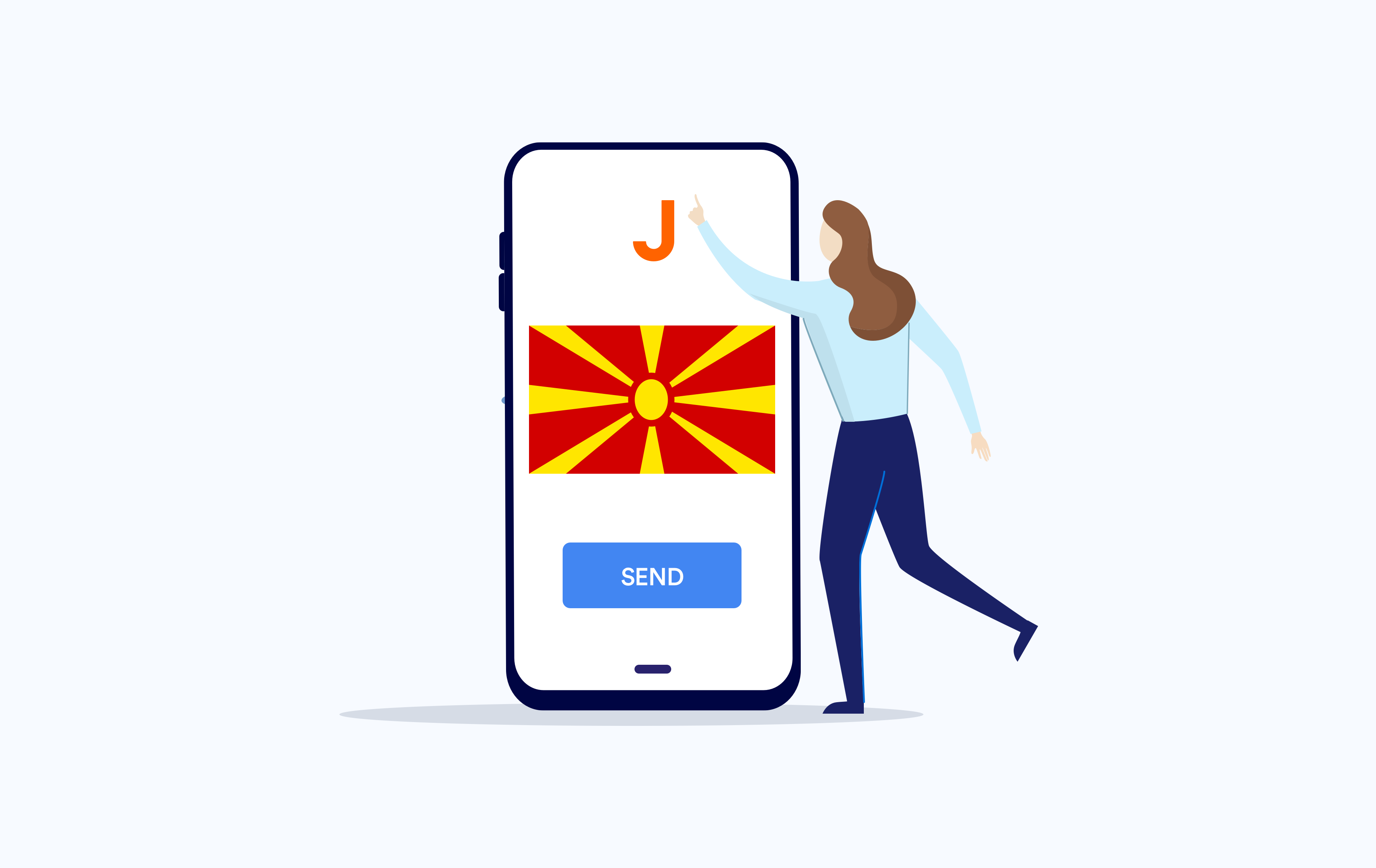 Send money to Macedonia