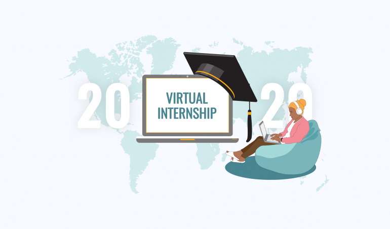 What is a virtual internship
