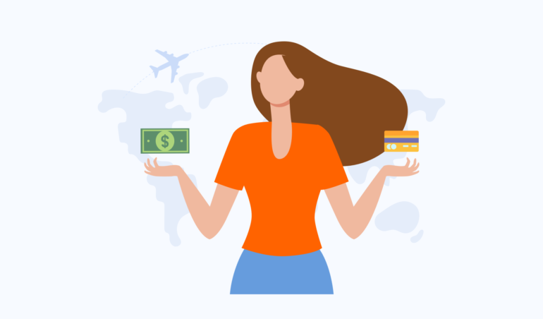 travel card or cash when travelling