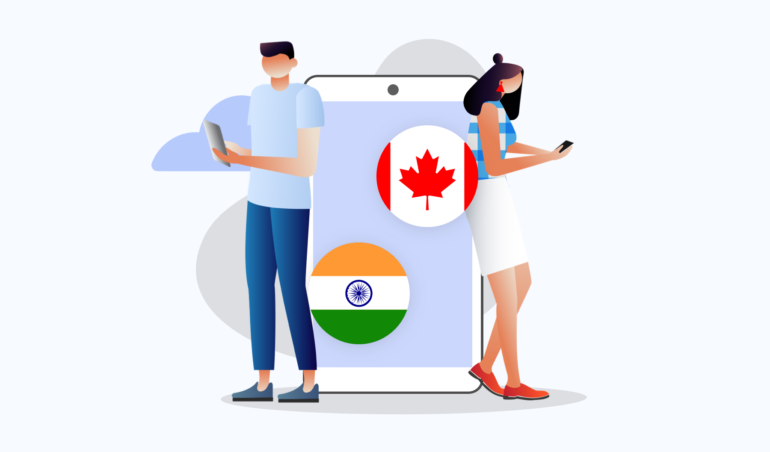 transfer money from india to canada