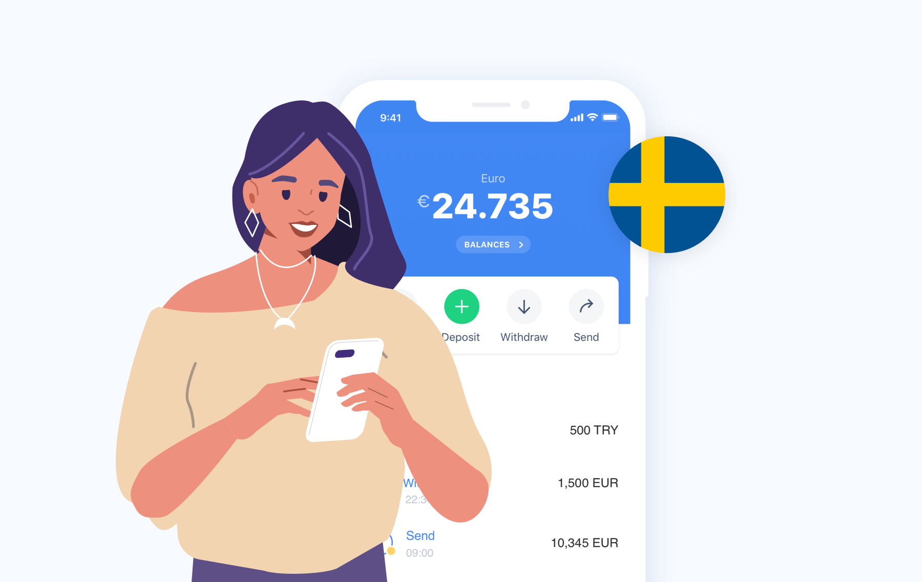 how to deposit money to your jeton account in sweden