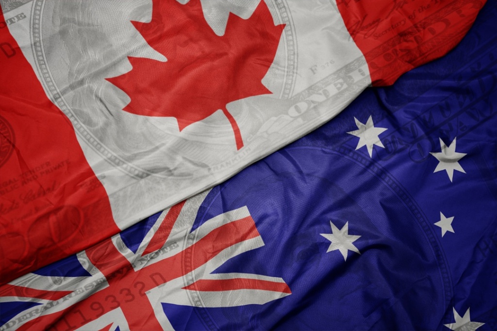 australia and canada dolar